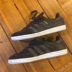 Black Adidas Samba Sneakers Men's Size 5.5/ Women's Size 6.5 or 7